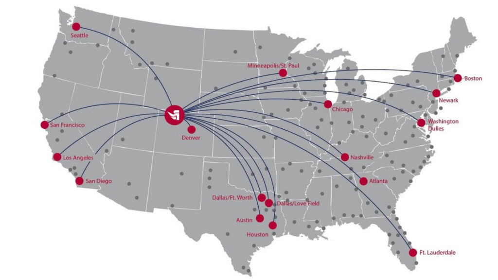 Wildair Flight Connectivity Map